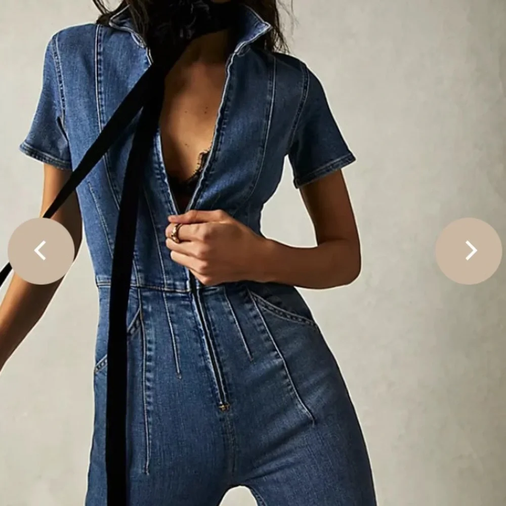 New: Free People We The Free Jayce Flare Leg Jumpsuit. Size Large